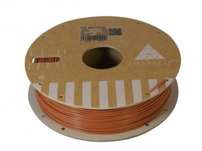 PLA filament z recyklátu hnědý 1,75 mm Smartfil 0,75kg
