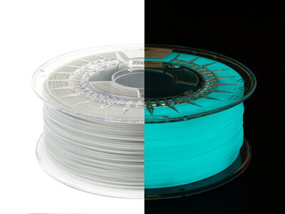 PLA filament Glow in the Dark Blue 1,75 mm Spectrum 1 kg
