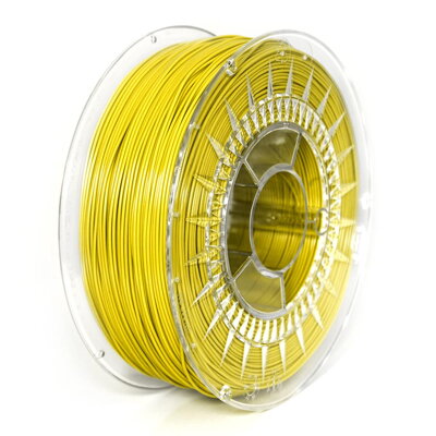 PET-G filament 1,75 mm žlutý Devil Design 1 kg