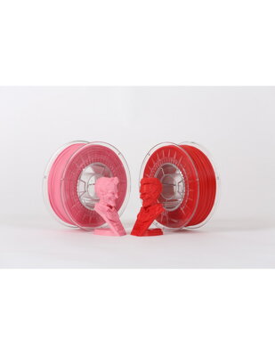 Print With Smile - PLA DUO PACK - 1,75 mm - Pink/Red- 2 x 1000 g