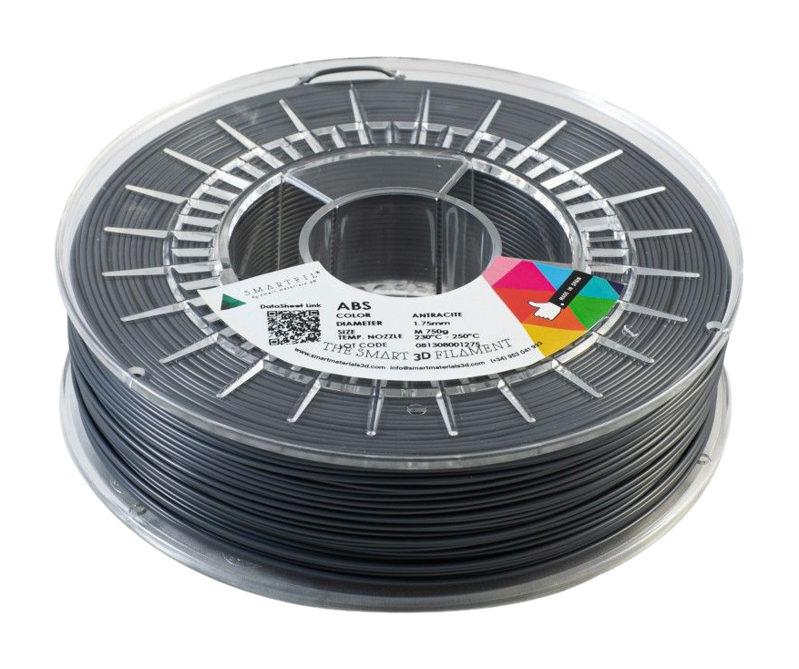 ABS filament antracitově šedý 2,85 mm Smartfil 1kg ABS filament antracitově šedý 2,85 mm Smartfil 1kg