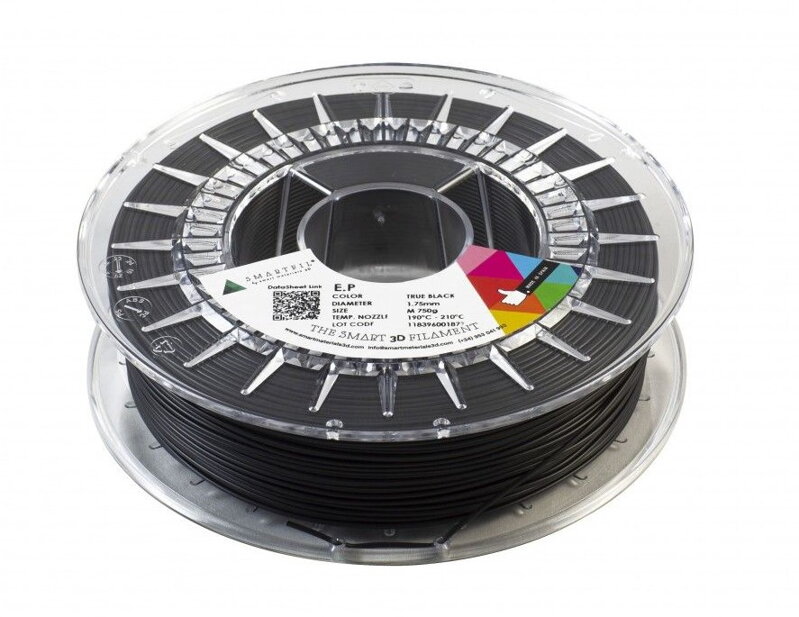 E.P. filament černý 1,75 mm Smartfil 750 g E.P. filament černý 1,75 mm Smartfil 750 g