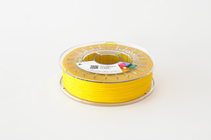 PLA filament tabákově žlutý 2,85 mm Smartfil Cívka: 0,75 kg