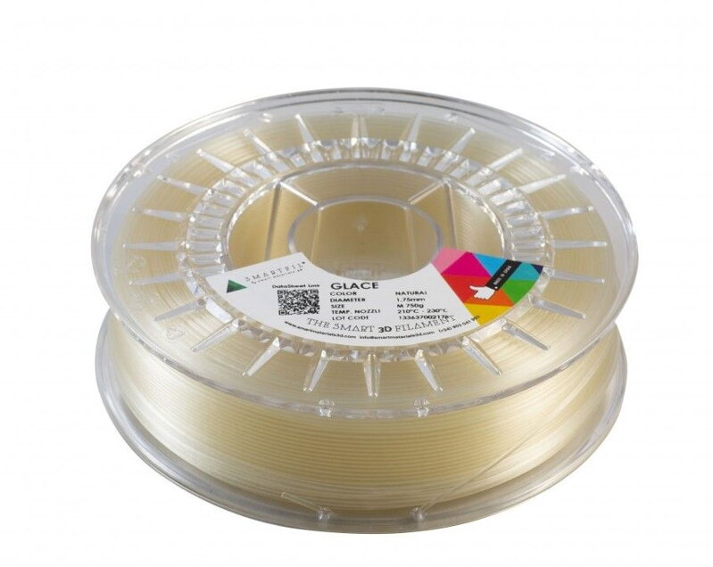GLACE filament natural průhledný 1,75 mm Smartfil 750 g