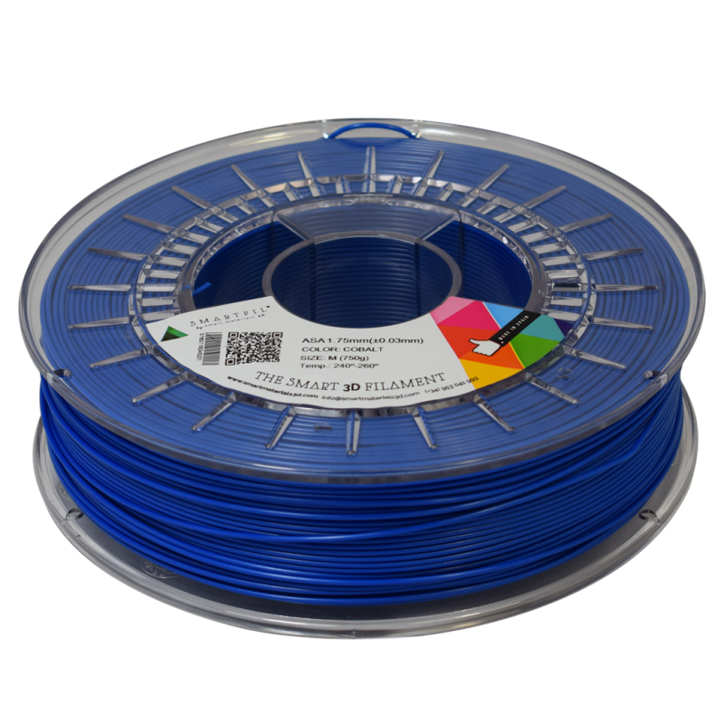ASA filament kobaltově modrý 1,75 mm Smartfil 750 g