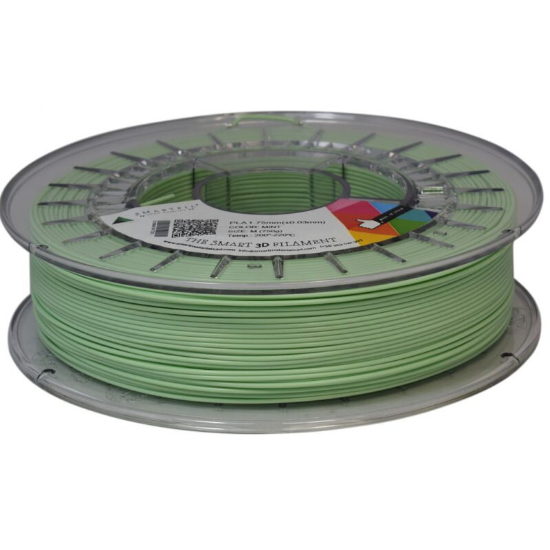 PLA filament pastelově zelený MINT 1,75 mm Smartfil 750g PLA filament pastelově zelený MINT 1,75 mm Smartfil 750g