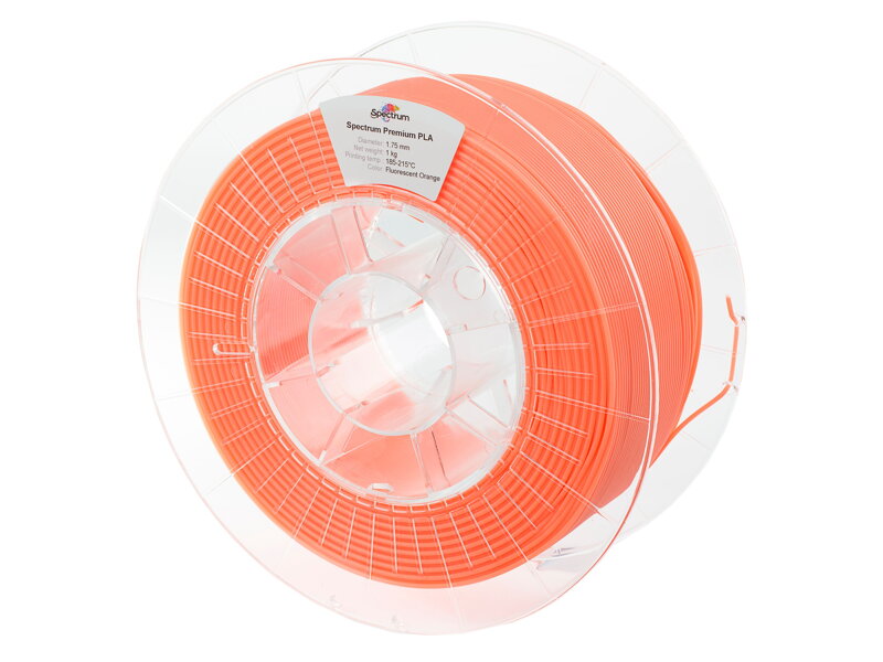 PLA tisková struna Fluorescent Orange 1,75 mm Spectrum 1 kg
