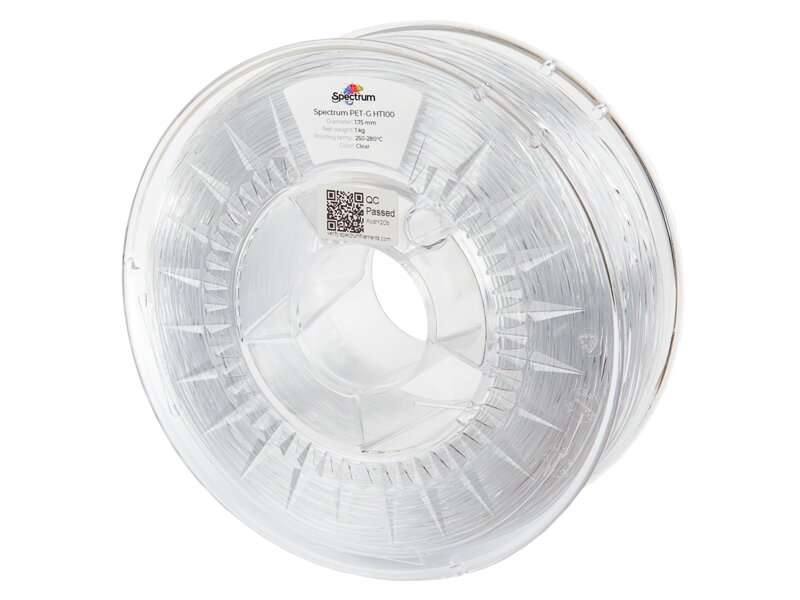 PETG HT100 filament Clear 1,75 mm Spectrum 1 kg PETG HT100 filament Clear 1,75 mm Spectrum 1 kg