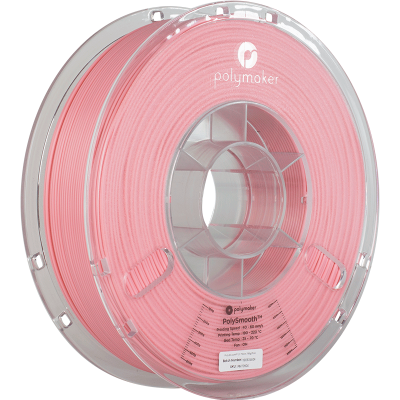 PolySmooth filament růžový 1,75mm Polymaker 750g PolySmooth filament růžový 1,75mm Polymaker 750g