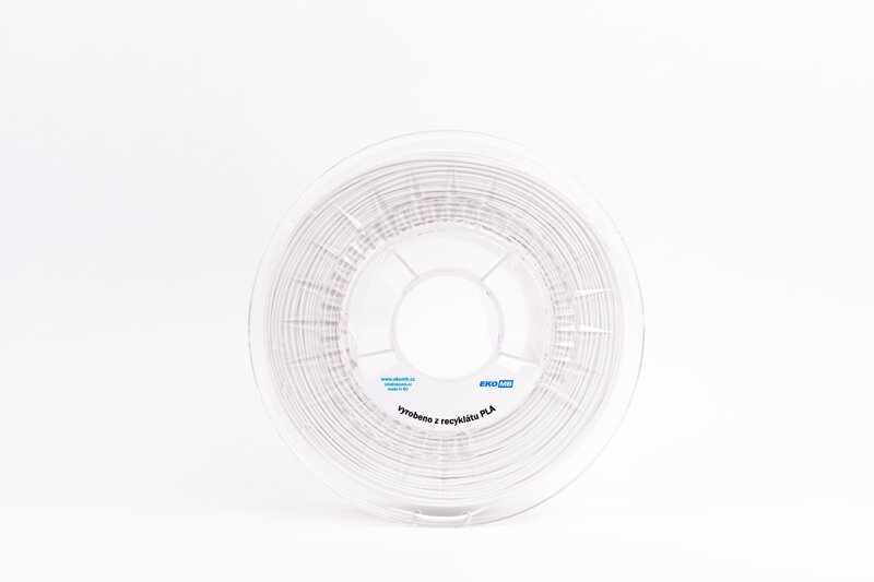 EKO MB PLA filament z recyklátu 1,75 mm bílá EKO-MB 1 kg