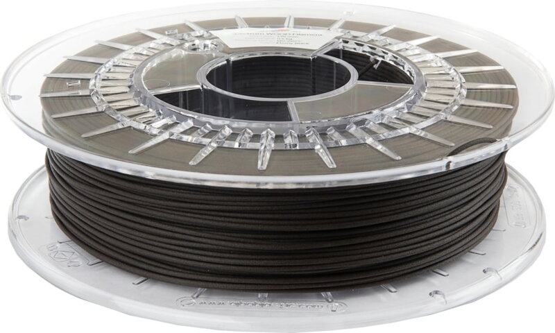 WOOD filament ebony black 1,75 mm Spectrum 1 kg WOOD filament ebony black 1,75 mm Spectrum 1 kg