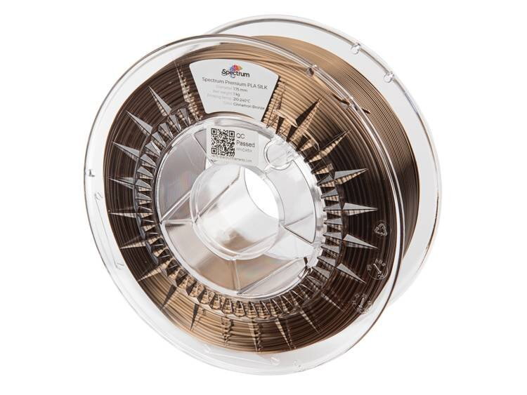 PLA Silk filament bronzový Cinnamon Bronze 1,75mm Spectrum 1kg PLA Silk filament bronzový Cinnamon Bronze 1,75mm Spectrum 1kg