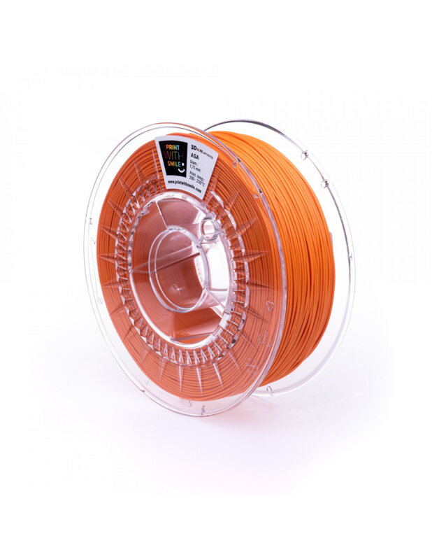 Print With Smile - ASA - 1,75 mm - 850 g - Orange Print With Smile - ASA - 1,75 mm - 850 g - Orange