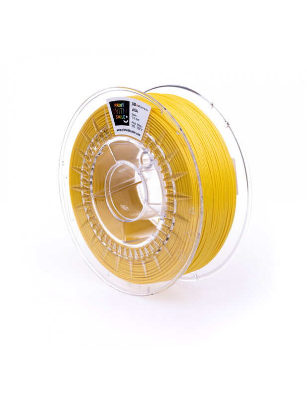 Print With Smile - ASA - 1,75 mm - 850 g - Yellow Print With Smile - ASA - 1,75 mm - 850 g - Yellow