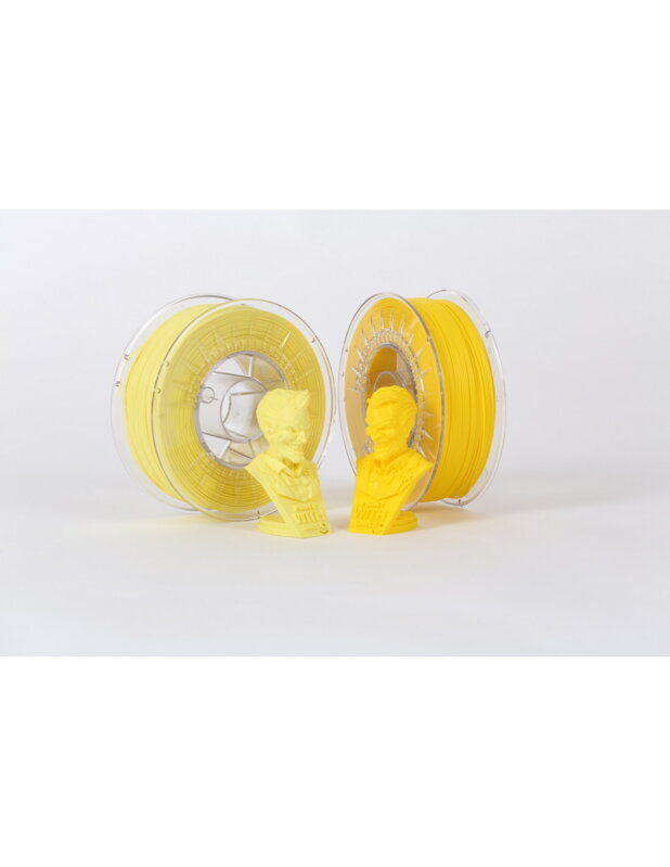 Print With Smile - PLA DUO PACK - 1,75 mm - Žlutá/ Yellow- 2 x 1000 g