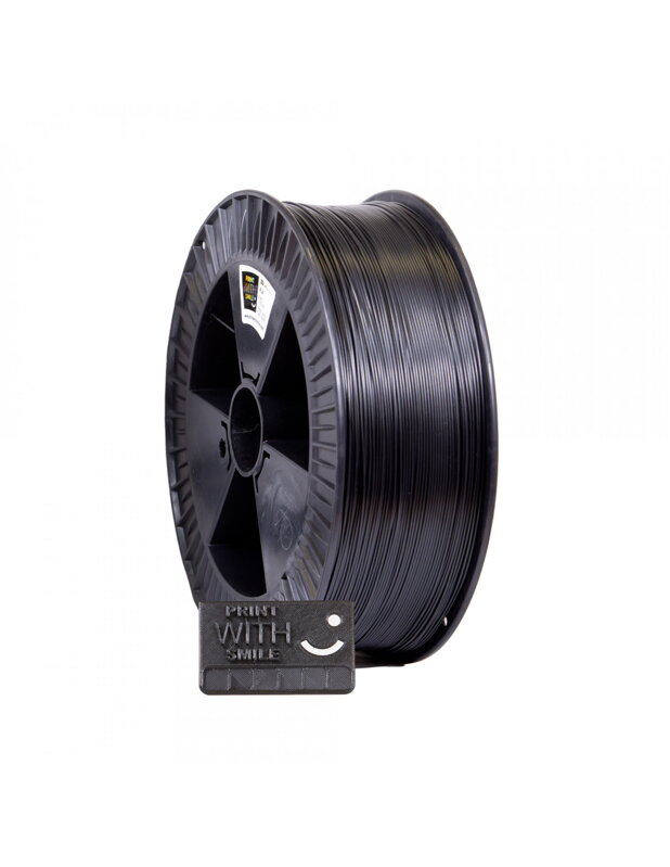 Print With Smile - PLA - 1,75 mm - XXL BLACK - 2500 g Print With Smile - PLA - 1,75 mm - XXL BLACK - 2500 g